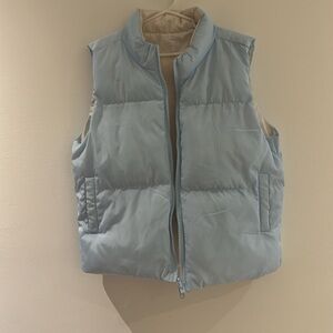 Light Blue Puffer Vest